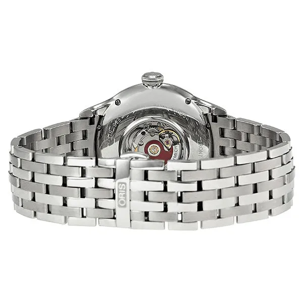 Oris Artelier Complication GMT Automatic Silver Dial Men's Watch 581-7592-4091MB