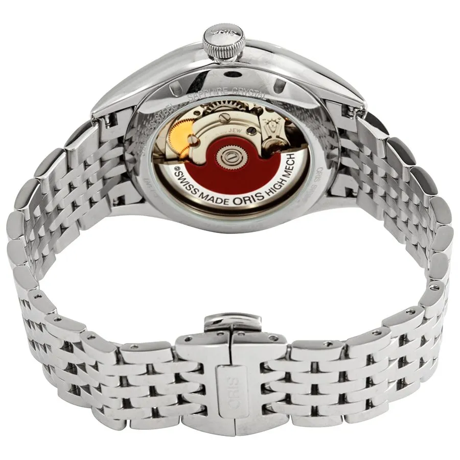 Oris Artelier Grande Lune Silver Diamond Dial Ladies Watch 01 763 7723 4051-07 8 18 79