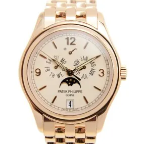 Patek Philippe Complications Cream Dial Men's 18K Rose Gold Watch 5146/1R-001