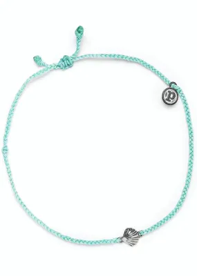 PURAVIDA SCALLOP CHARM ANKLET / SEAFOAM