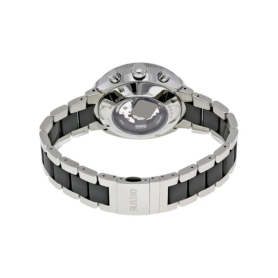 Rado D-Star Automatic Chronograph Black Dial Stainless Steel with Black Ceramic Men's Watch R15965152