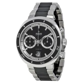 Rado D-Star Automatic Chronograph Black Dial Stainless Steel with Black Ceramic Men's Watch R15965152