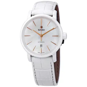 Rado DiaMaster Automatic White Mother of Pearl Dial Ladies Watch R14044925
