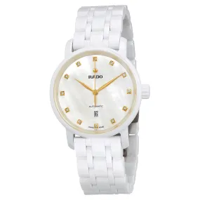 Rado DiaMaster Mother Of Pearl Dial Automatic Ladies Ceramic Watch R14044917