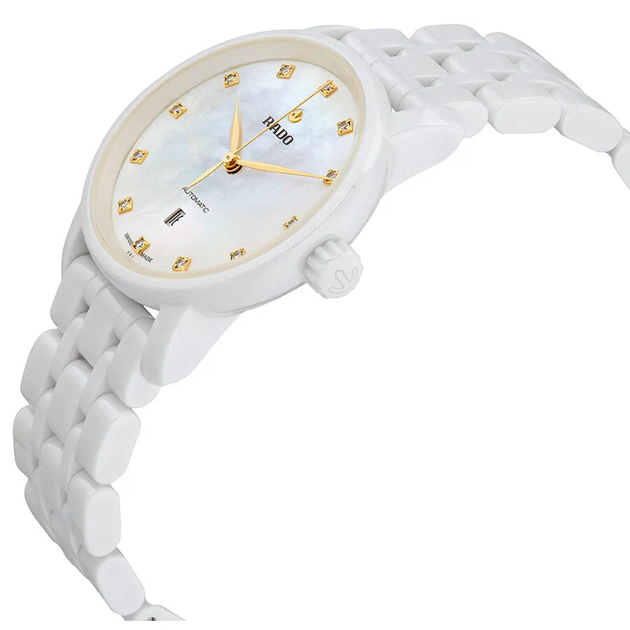 Rado DiaMaster Mother Of Pearl Dial Automatic Ladies Ceramic Watch R14044917
