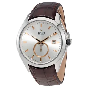 Rado HyperChrome XL Silver Dial Men's Leather Watch R32025115