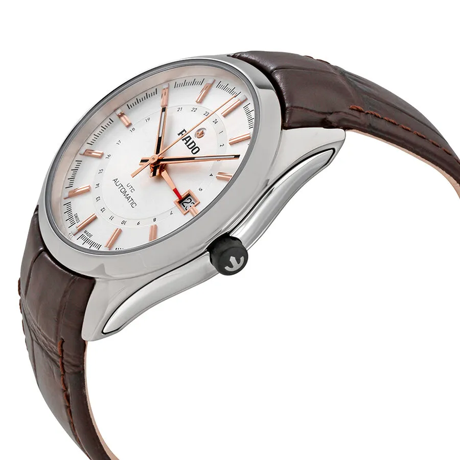Rado HyperChrome XL Silver Dial Men's Leather Watch R32165115