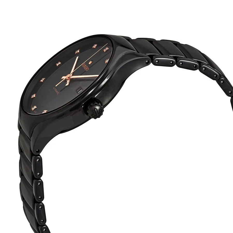 Rado True Automatic Diamond Black Dial Men's Watch R27056732