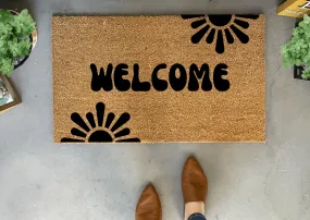 Retro Style Starburst Doormat