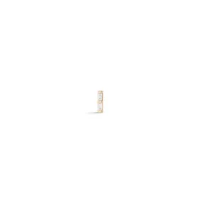 Sadie Pearl Double Baguette Single Stud
