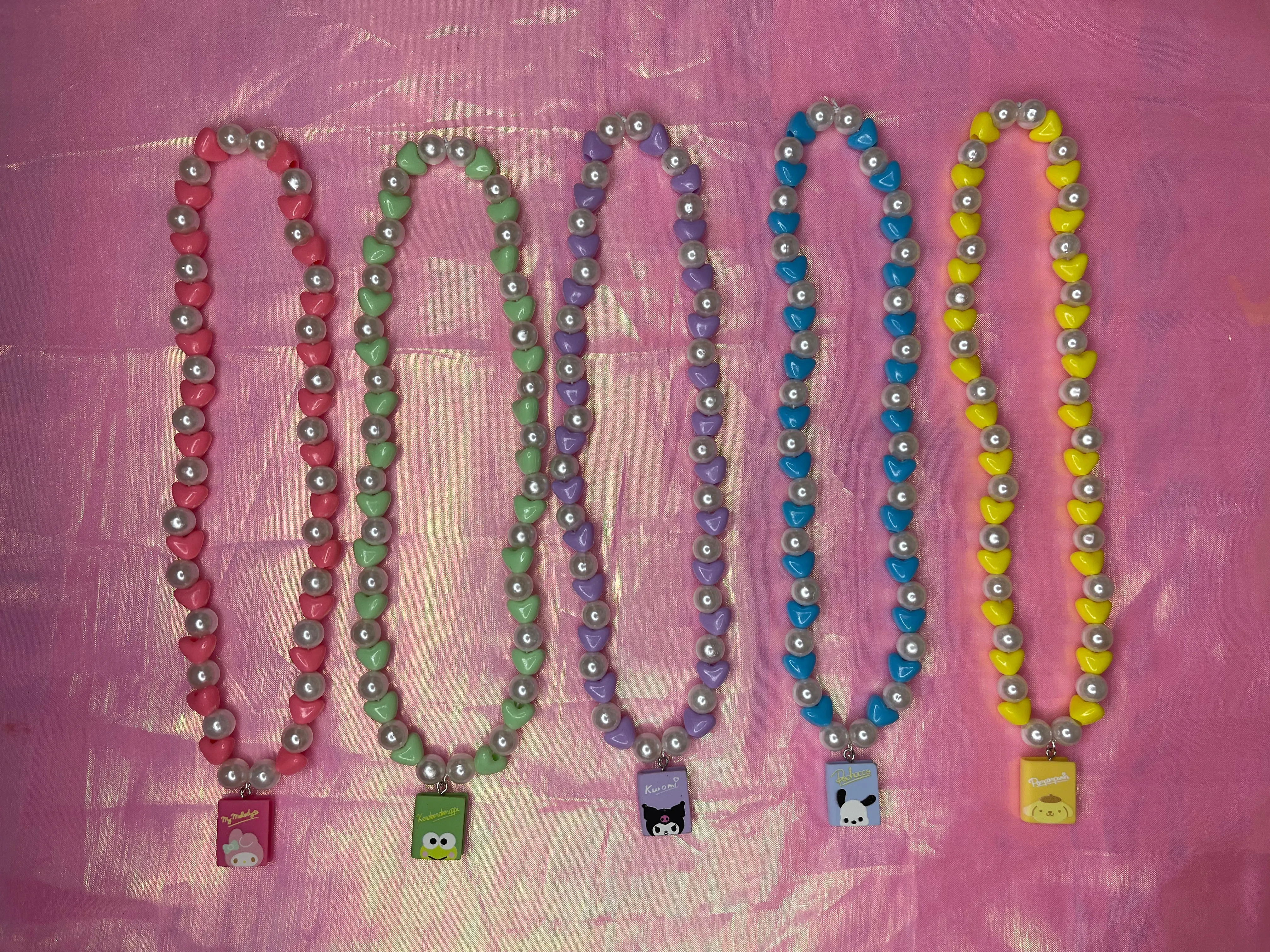 Sanrio Inspired Book Necklaces