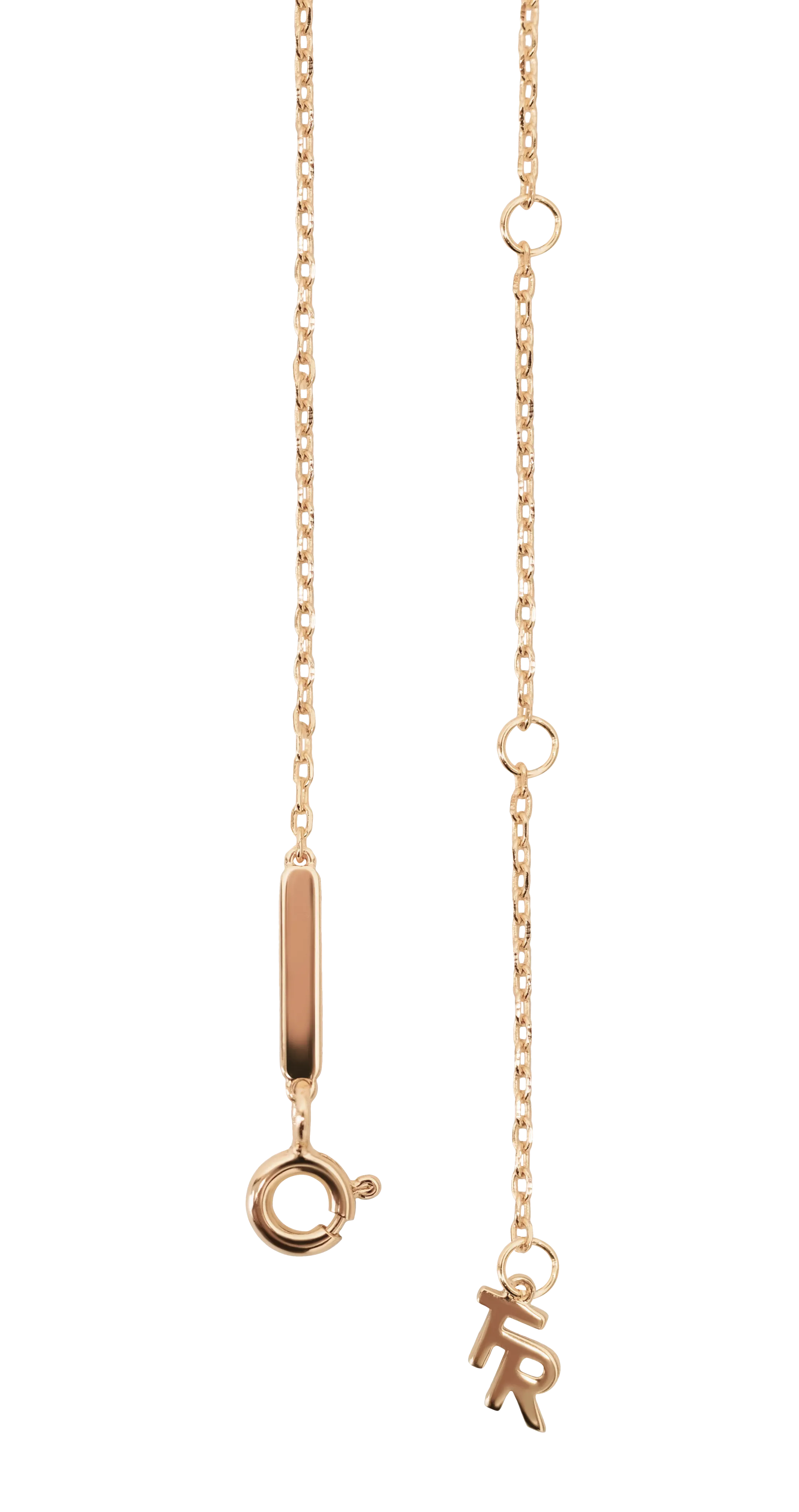 Saturn solitaire necklace 0.2ct