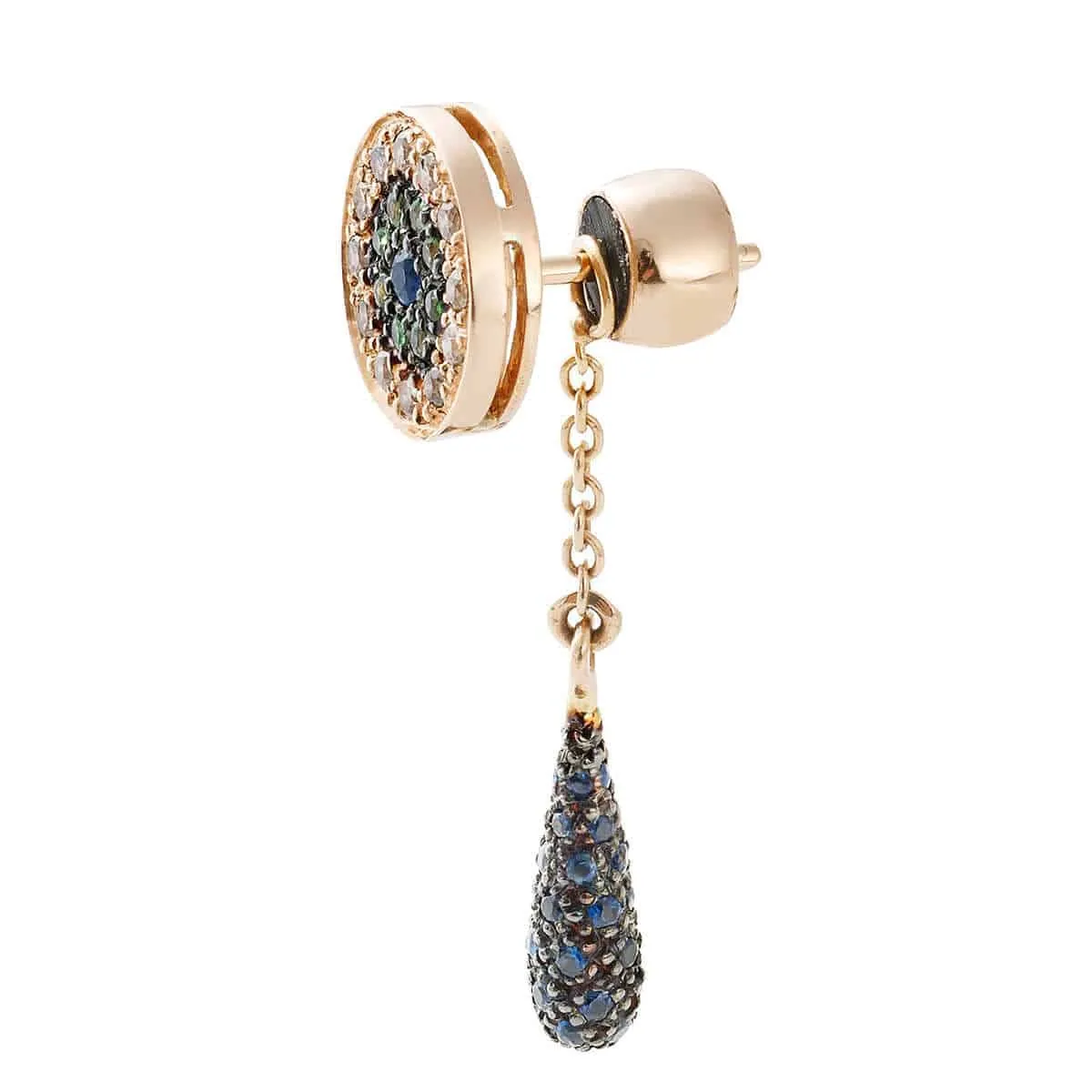 Short Tears Stud Earrings