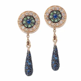 Short Tears Stud Earrings