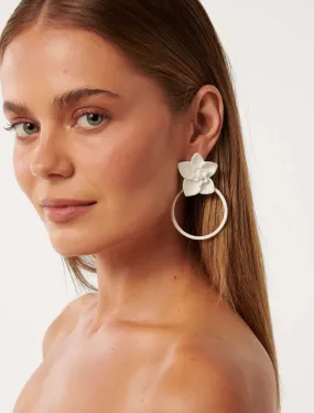 Signature Frieda Flower Hoop Earrings