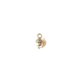 Silver Small Acorn Charm