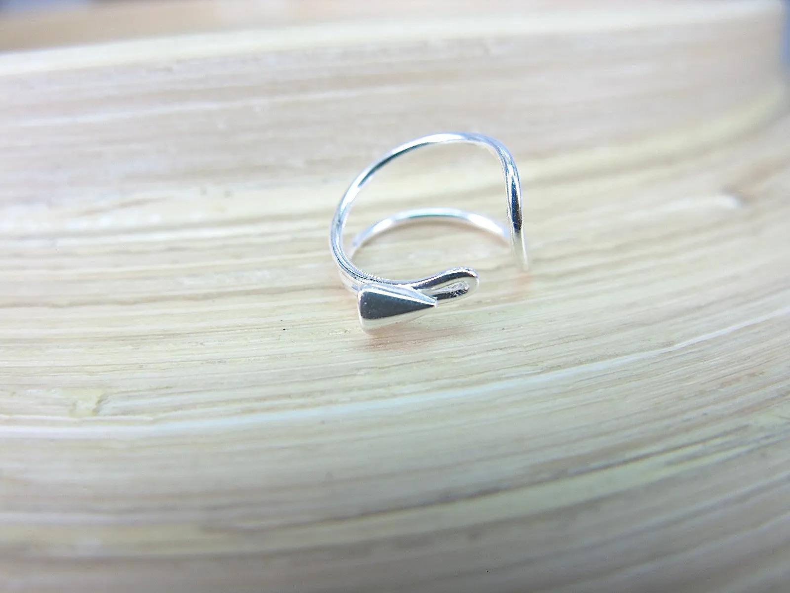 Spike 925 Sterling Silver Ear Cuff