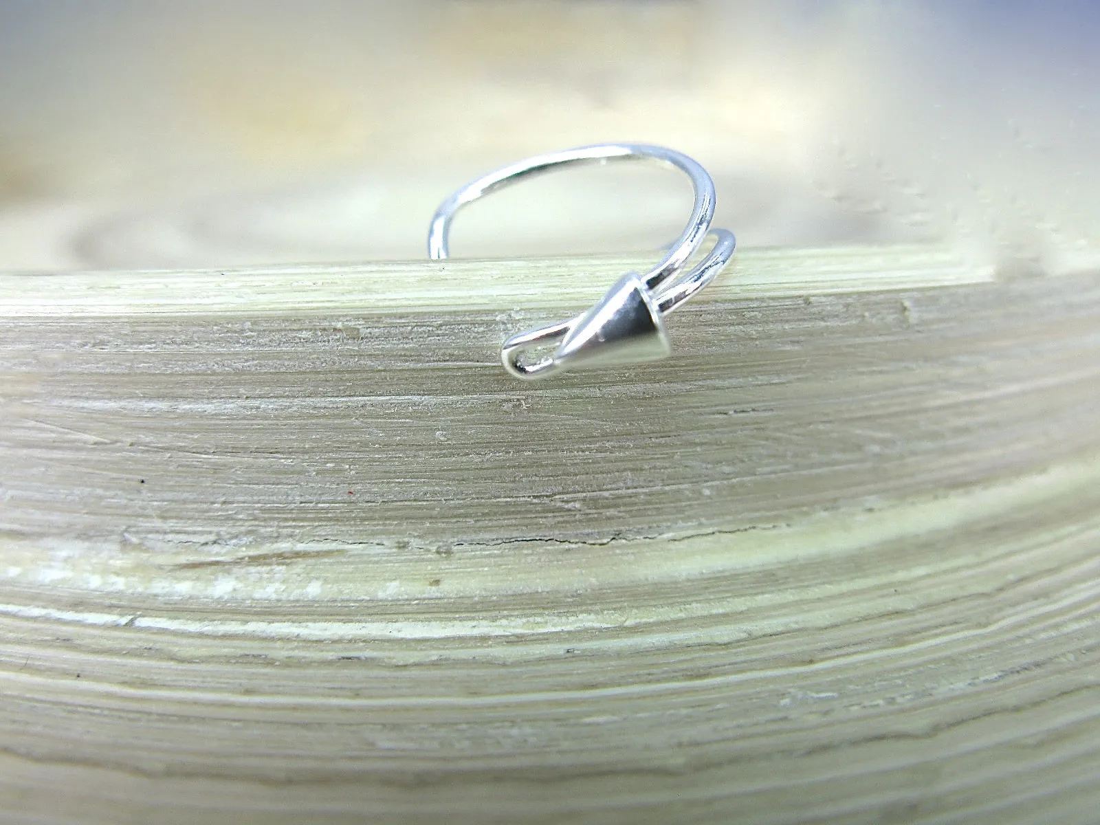 Spike 925 Sterling Silver Ear Cuff