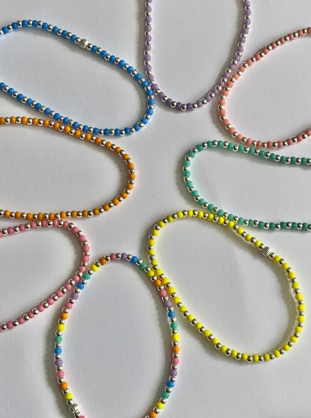 Stacking Bead Anklets