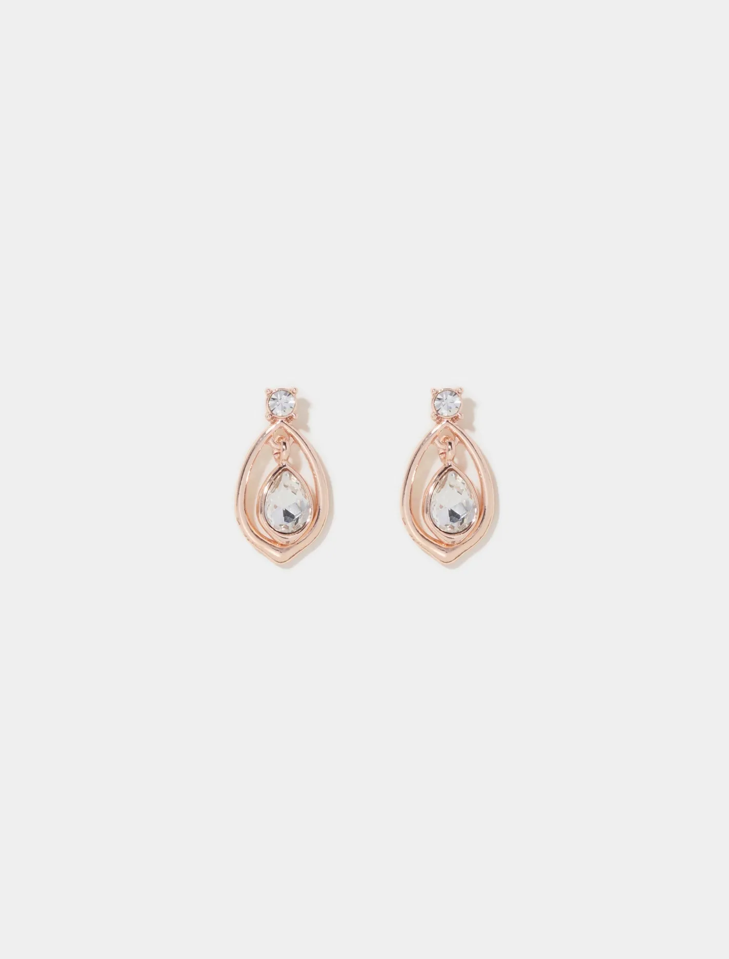 Tomi Teardrop Stone Earrings