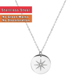 Twinkle S/Steel Silver Pendant & Chain