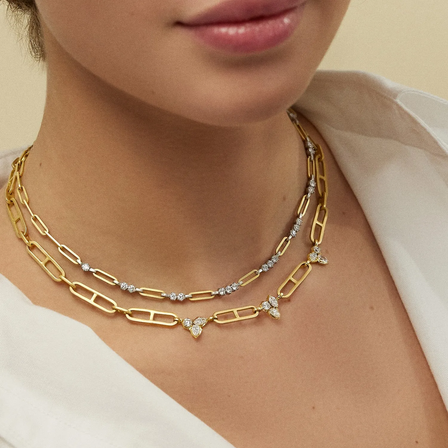 Two-Tone Pia Necklace