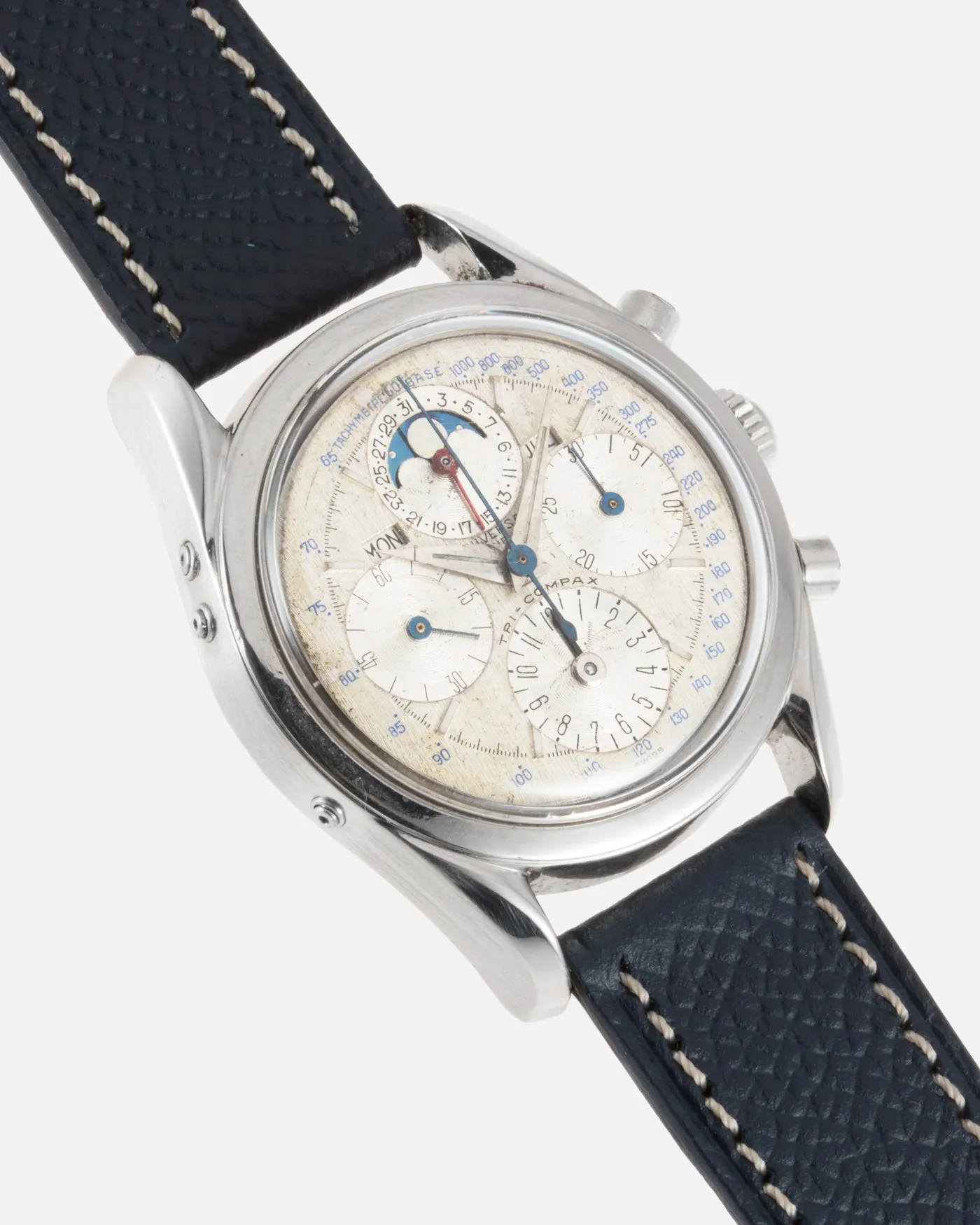 Universal Geneve Tri Compax Linen Dial