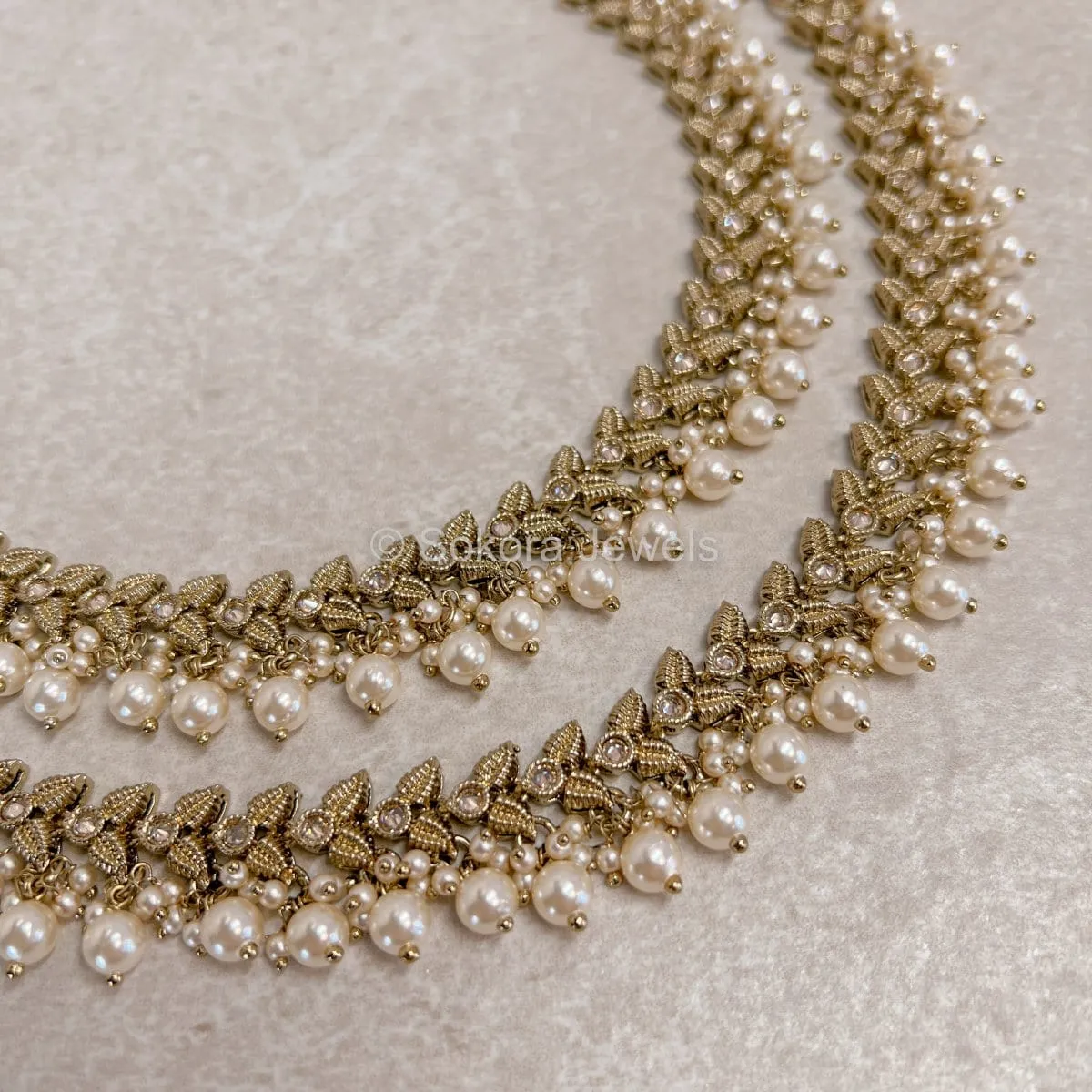 Vine Leaf Anklets