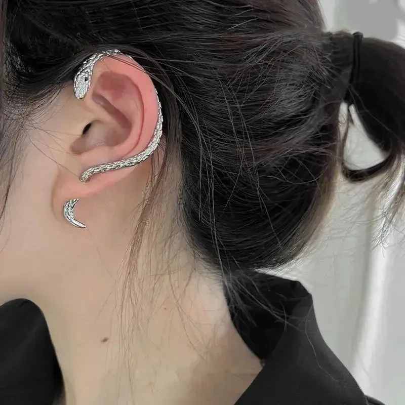 Vintage Snake Wrap Ear Hook Earring