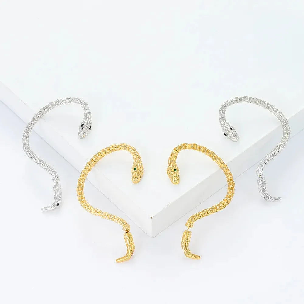 Vintage Snake Wrap Ear Hook Earring